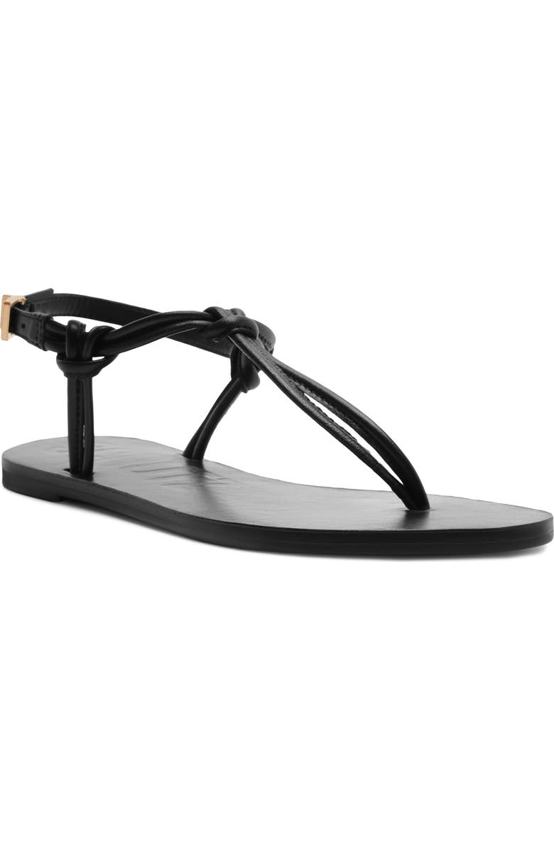 Schutz Nina Ankle Strap Sandal, Main, color, Black