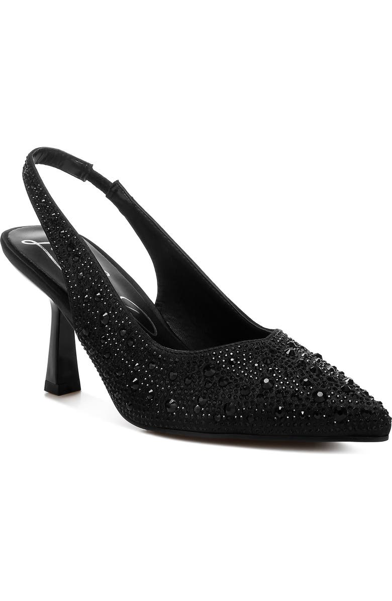 LONDON RAG Ararki Crystal Slingback Pump, Main, color, Black