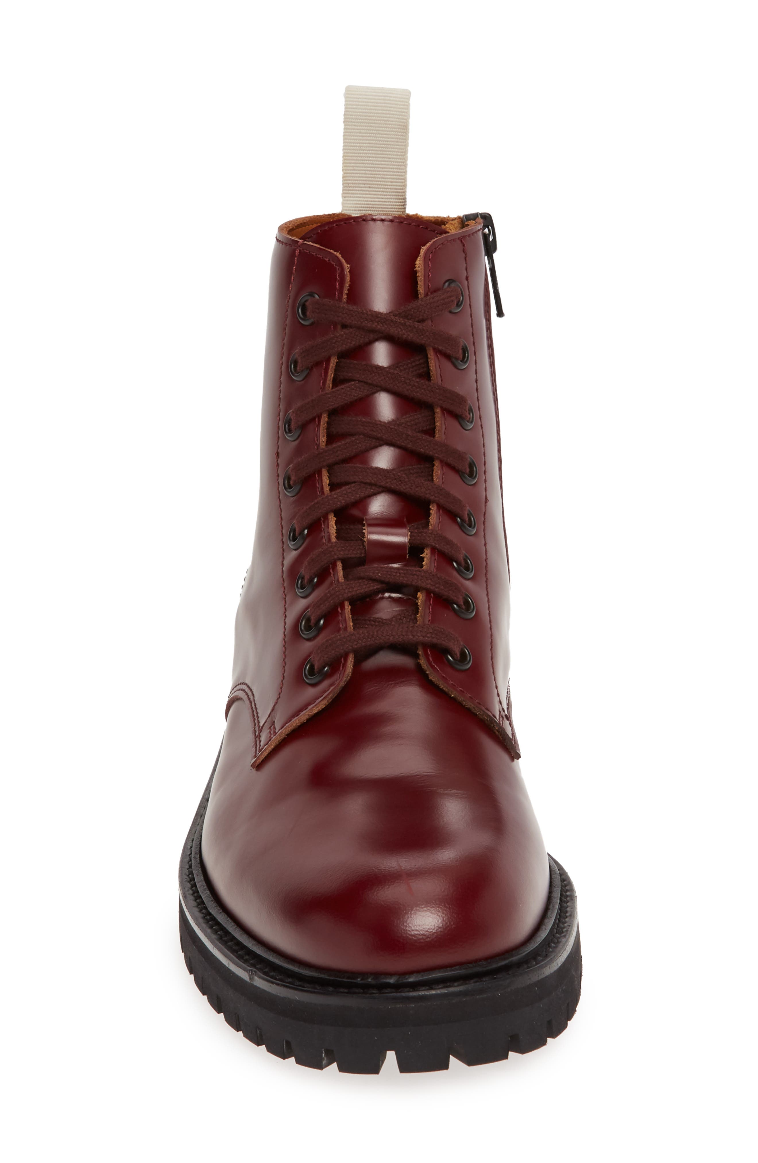 Standard Combat Boot, Alternate, color, RED