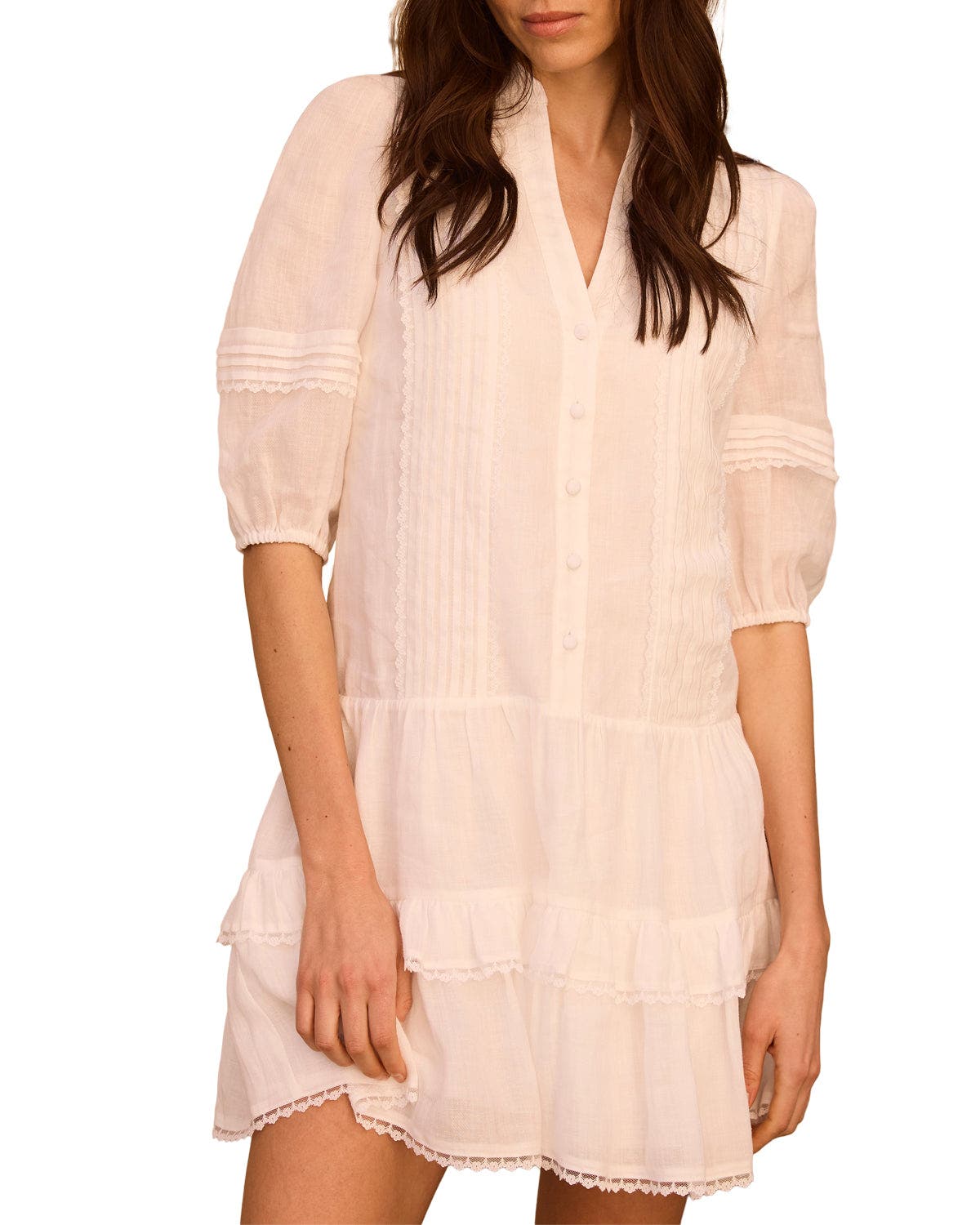 ramie mini dress Ramie Mini Dress In Delphi 14 AU / 10 US