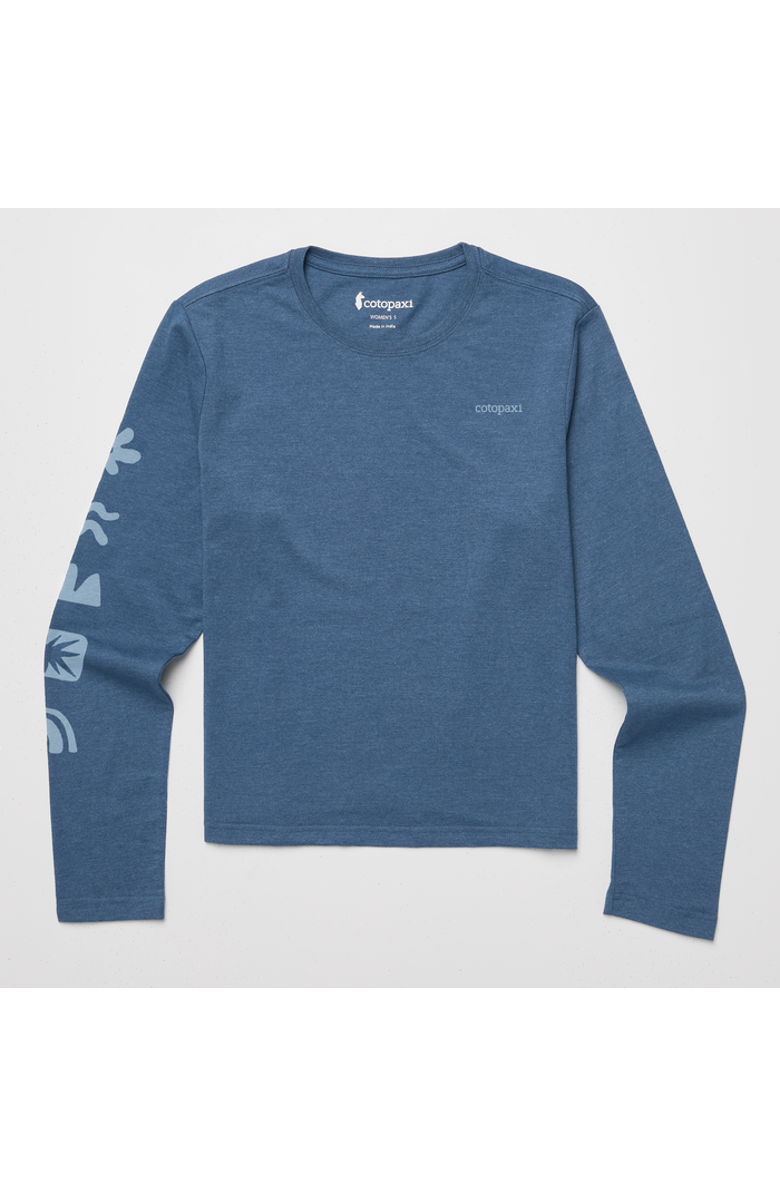 Cotopaxi Sky To Sea Long-Sleeve T-Shirt - Women's, Alternate, color, Deep Sea