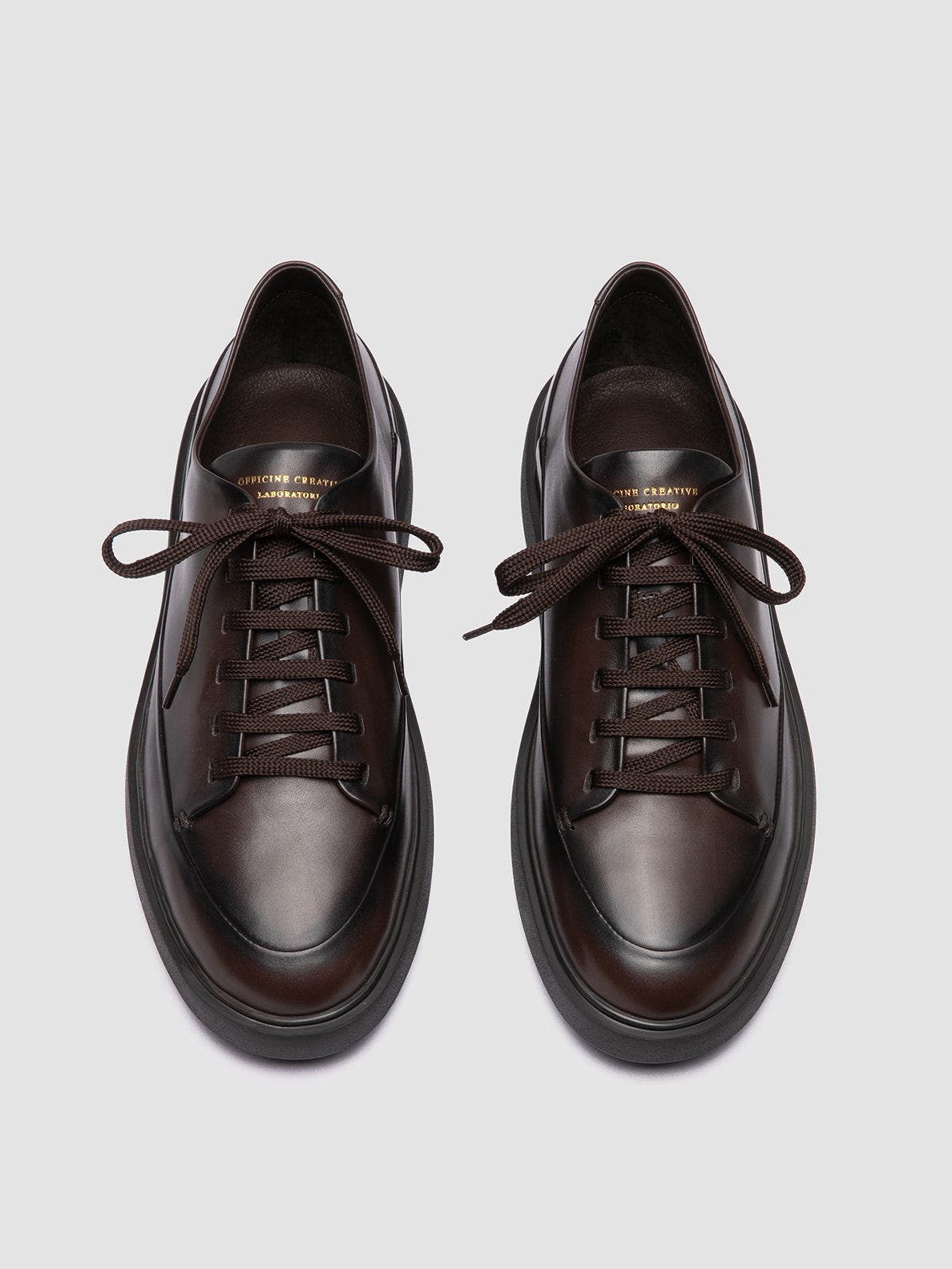 Officine Creative Release 001 Aero Buttero Nappa, Alternate, color, Dark Brown