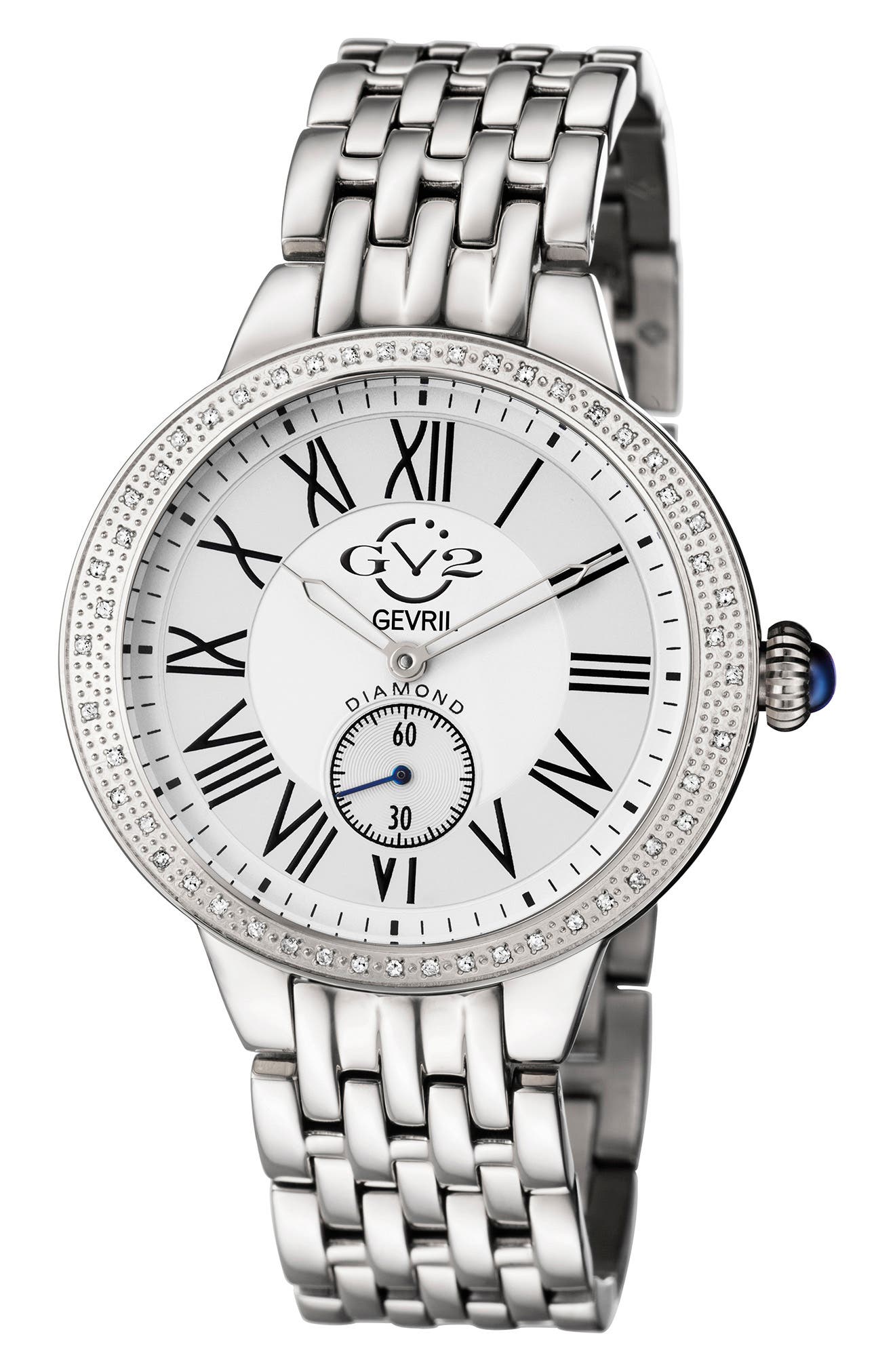 GV2 Astor Diamond Quartz Watch, 40mm - 0.24 ctw