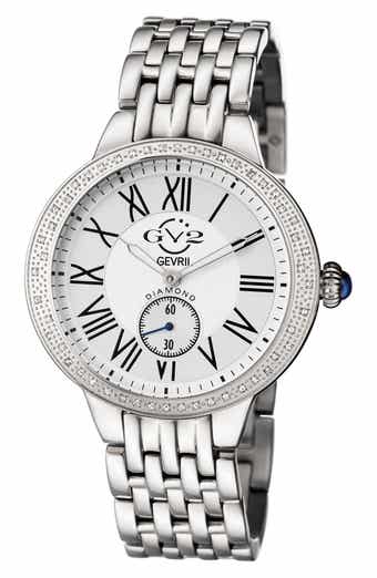 GV2 Astor Diamond Quartz Watch, 40mm - 0.24 ctw