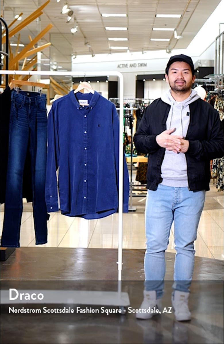 Madison Cotton Corduroy Button-Down Shirt, sales video thumbnail