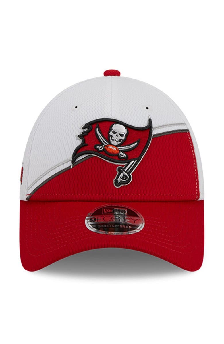 New Era Men's New Era  White/Red Tampa Bay Buccaneers 2023 Sideline 9FORTY Adjustable Hat, Alternate, color, White