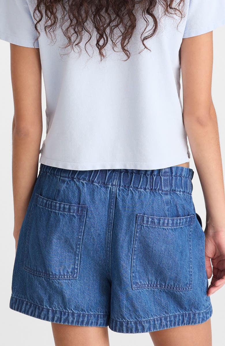 Madewell Utility Shorts, Alternate, color, Marina Blue