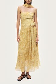 Nocturne Strapless Midi Dress