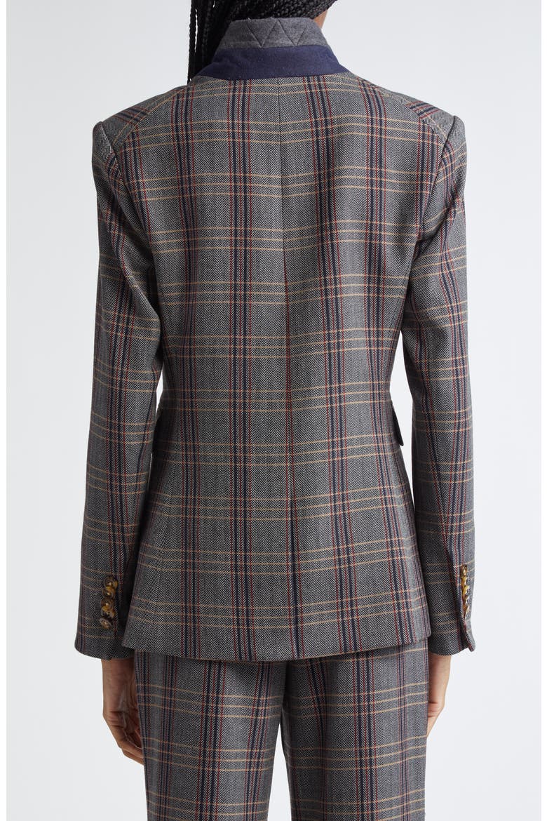 Orchid Plaid Dickey Jacket, Alternate, color, INK MULTI