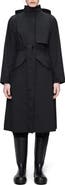 Rains Suva Waterproof Hard Shell Rain Coat with Removable Hood