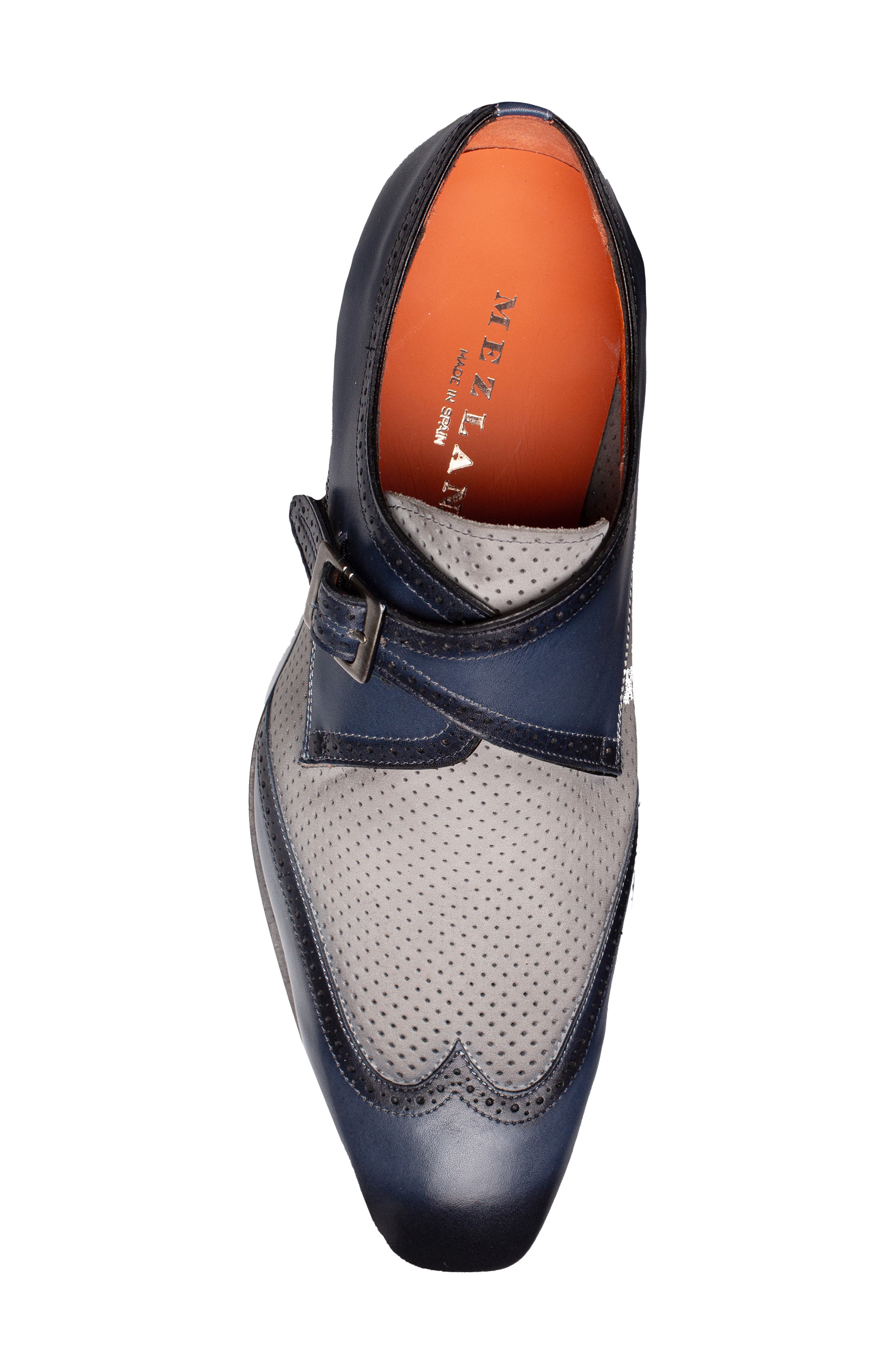 Mezlan Blanes Monk Strap Shoe, Alternate, color, 