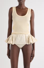 Dries Van Noten Tova Cotton Rib Tank