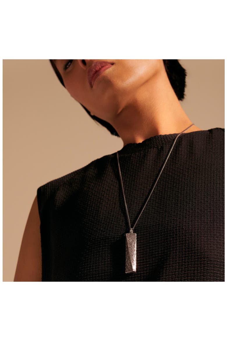 Men's Classic Chain Reclaimed Pendant Necklace, Alternate, color, SILVER