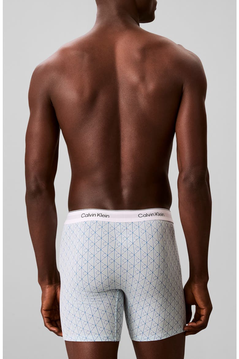 Icon 3-Pack Stretch Cotton Boxer Briefs, Alternate, color, GREY/ NIAGRA MIST/ CENDRE BLUE