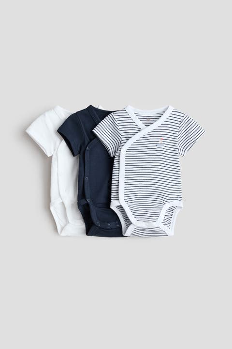 3-pack Wrapover Bodysuits