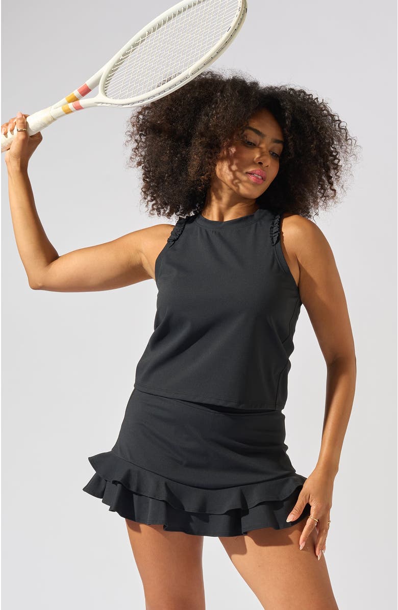 Bobbe Active Deuce Skirt, Alternate, color, Black