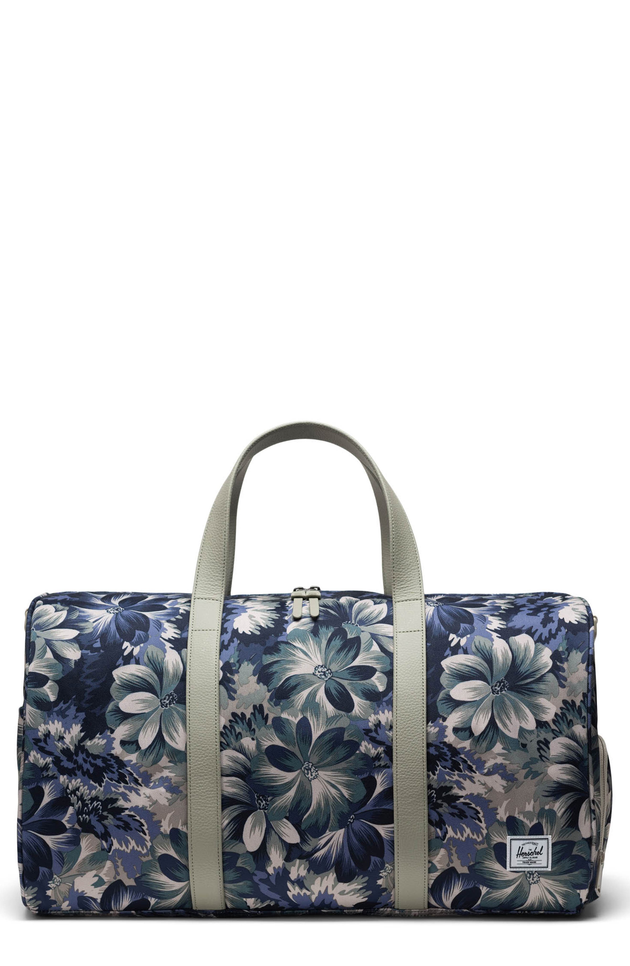 Herschel Supply Co. Novel Duffle Bag, Main, color, Floral Tapestry