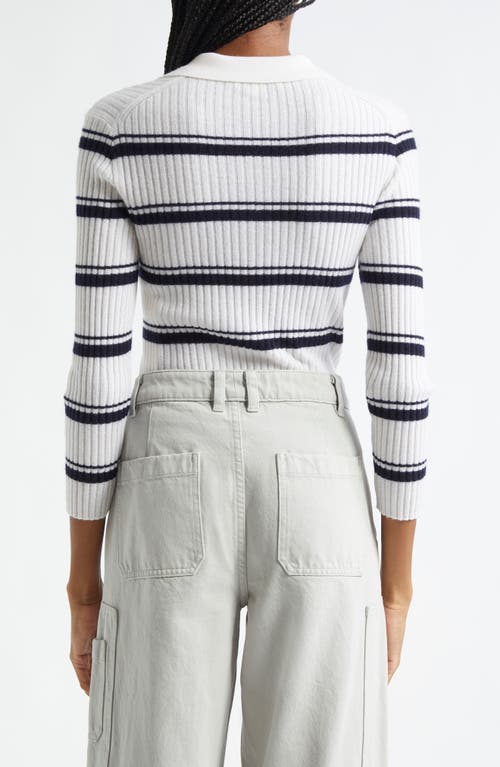 Vince Stripe Cashmere & Silk Top