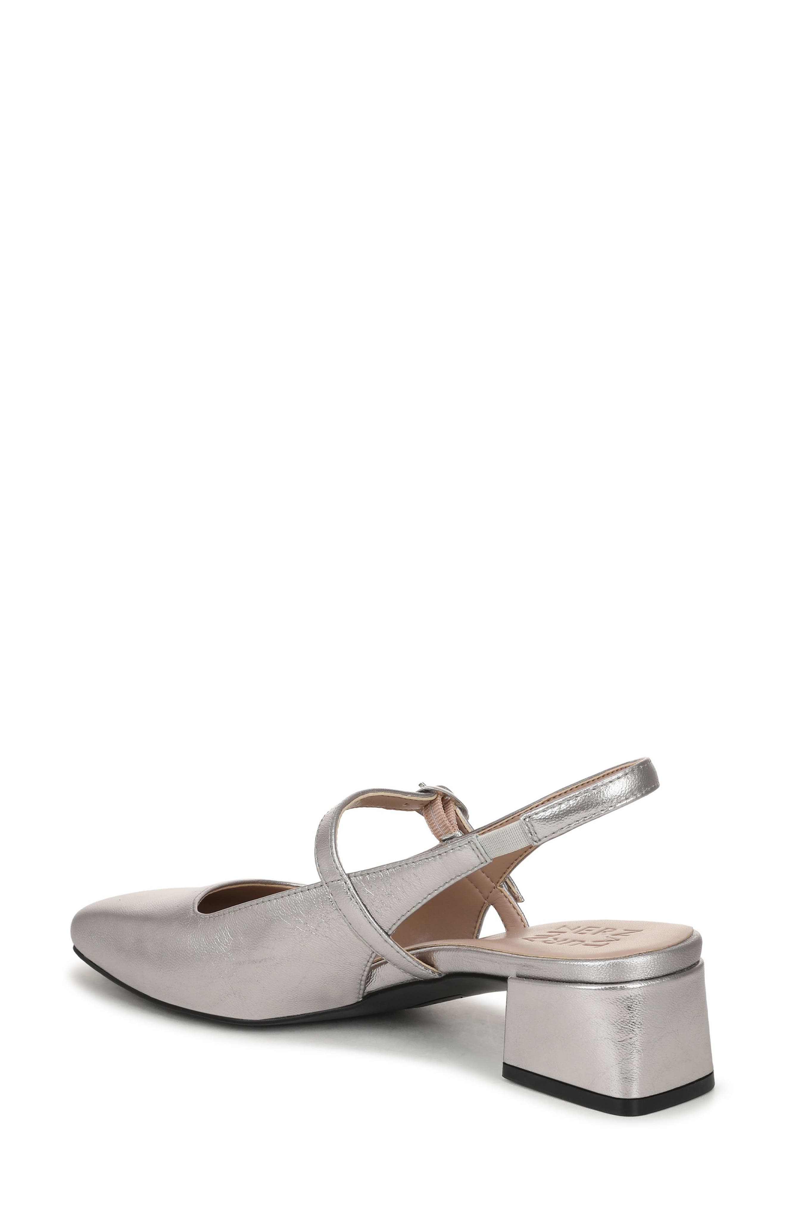 Naturalizer Jalee Slingback Pump, Alternate, color, Soft Pewter