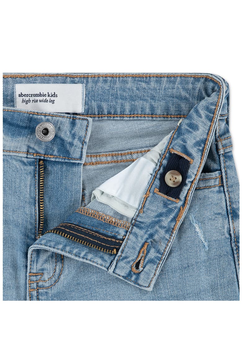 Kids' Ripped Wide Leg Jeans, Alternate, color, ADVENTURE DESTROY