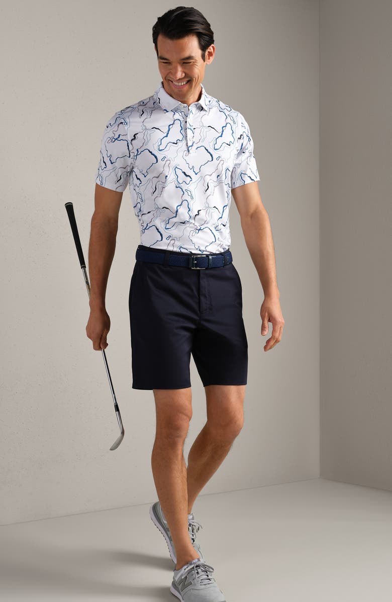 Rhone Drive Time Performance Polo, Alternate, color, White Camo