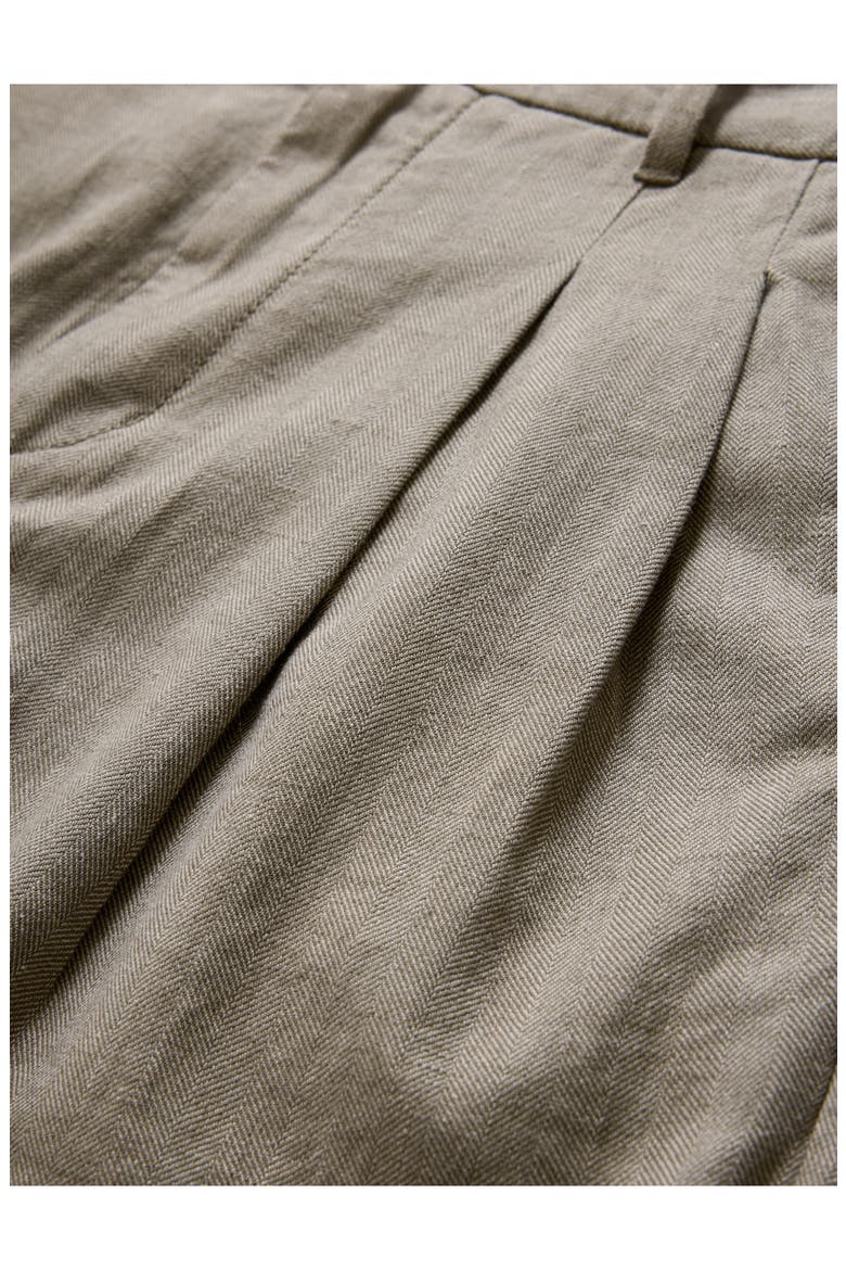 Kian Pleated Carrot Fit Pants, Alternate, color, SMOKED PEARL GREY