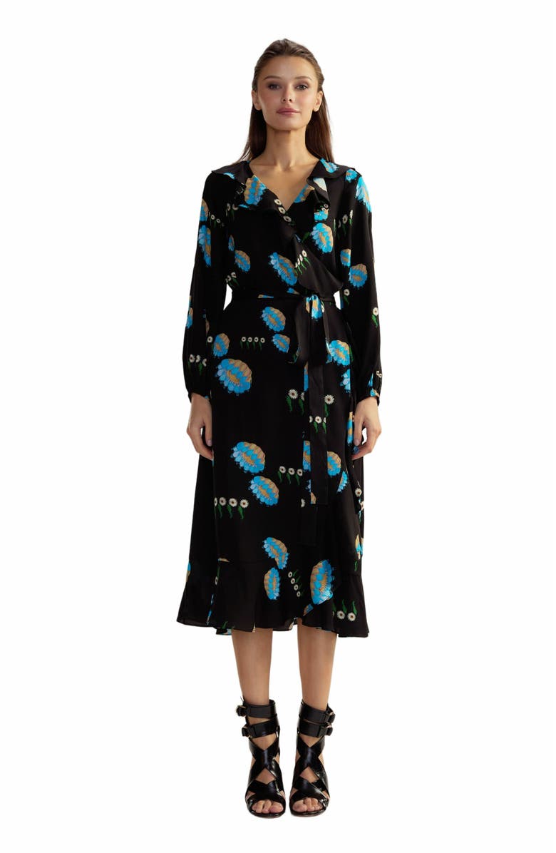 Cynthia Rowley Eve Wrap Dress, Alternate, color,
