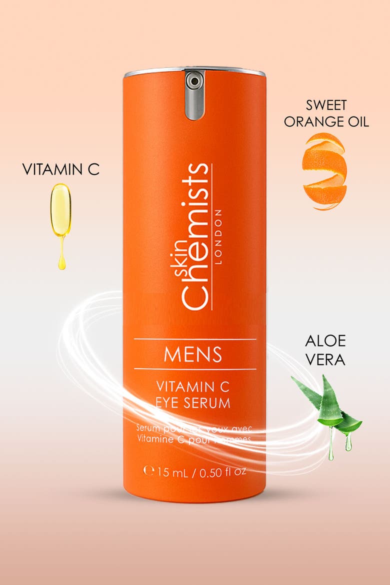 Men's Vitamin C Eye Serum 15ml, Alternate, color, White