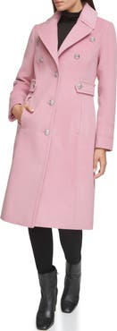 Kenneth Cole New York Notch Lapel Military Coat