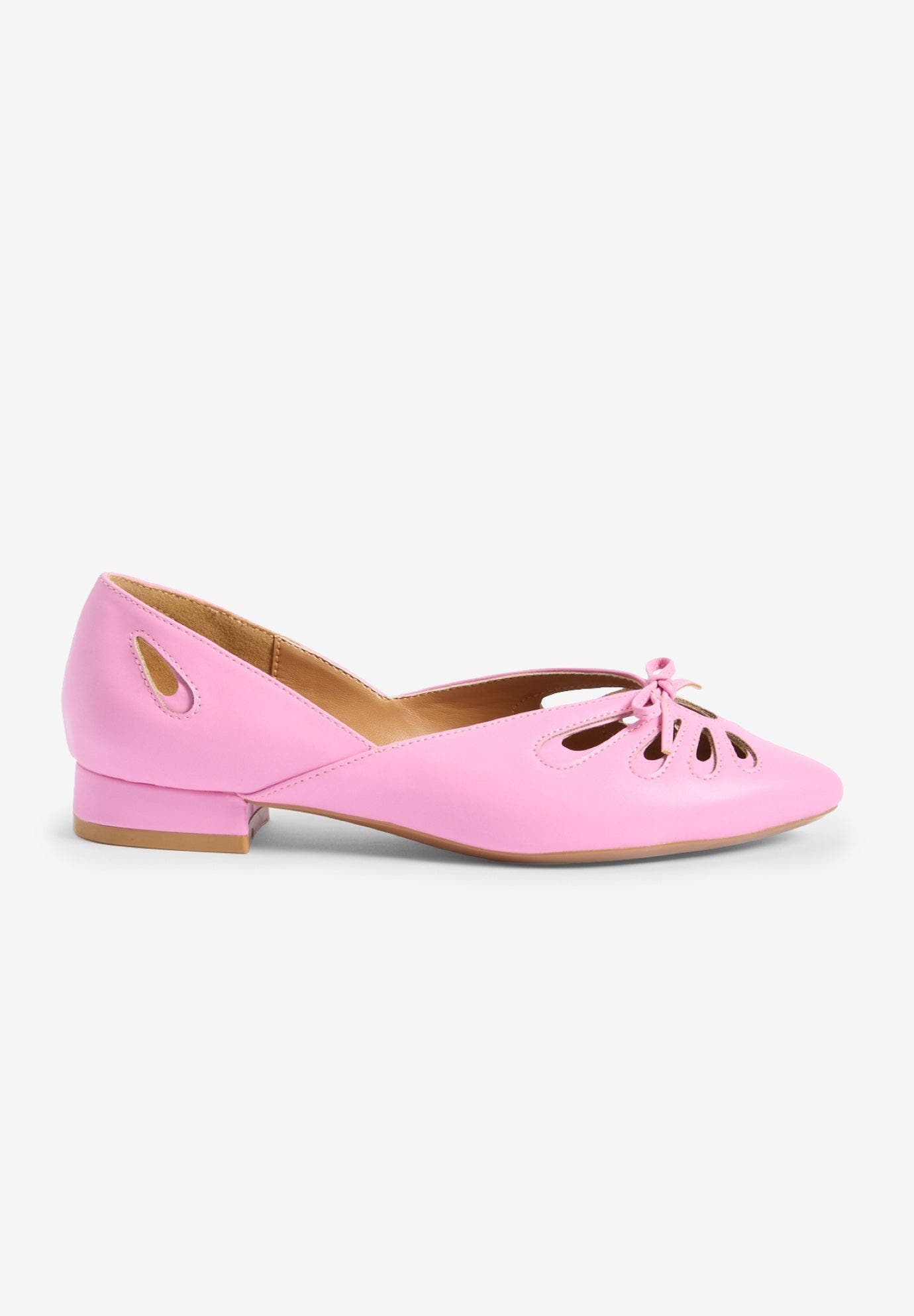 The Arabella Slip On Flat, Alternate, color, PINK