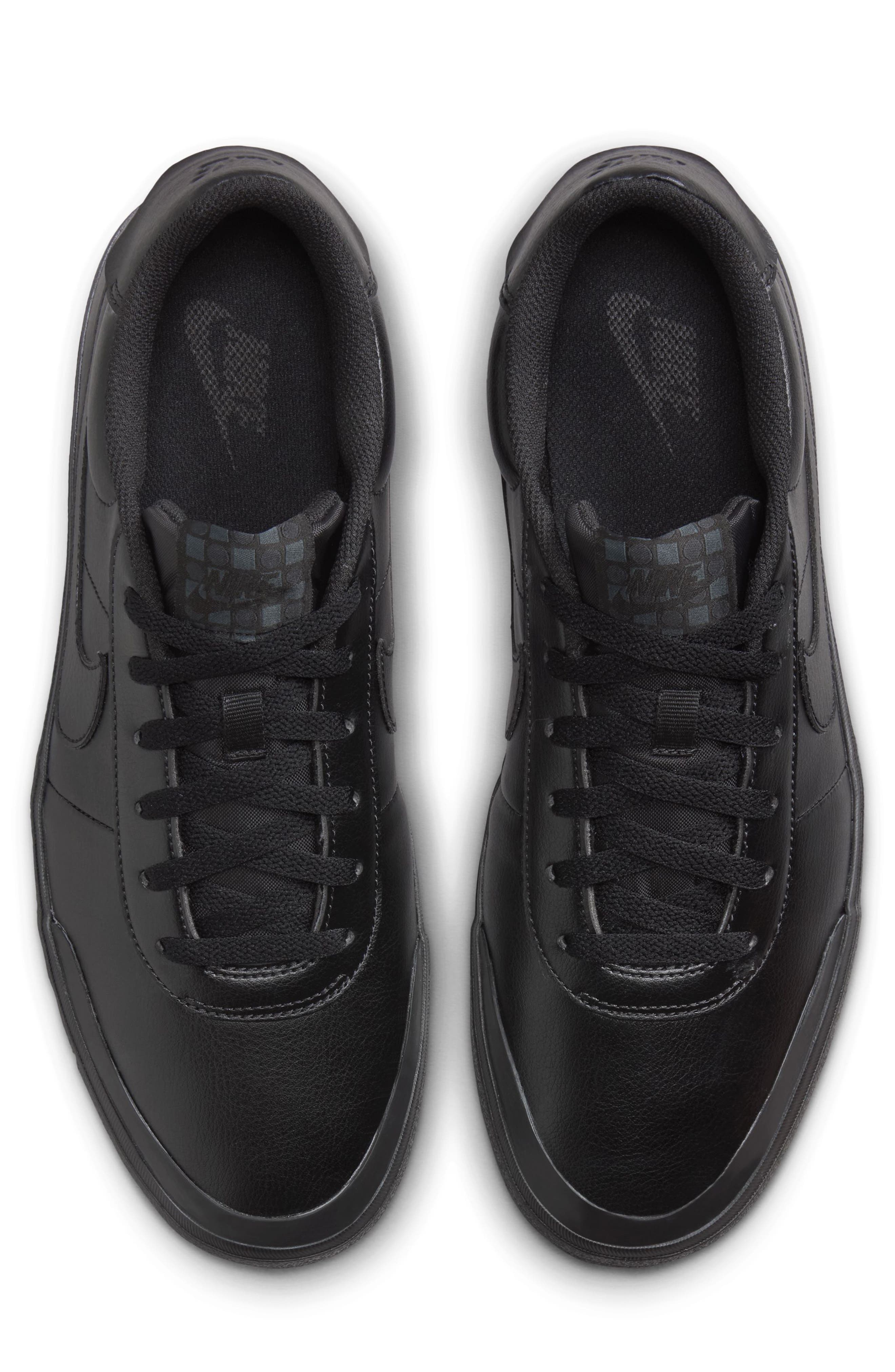 Nike Court Shot Low Top Sneaker, Alternate, color, Black/ Black