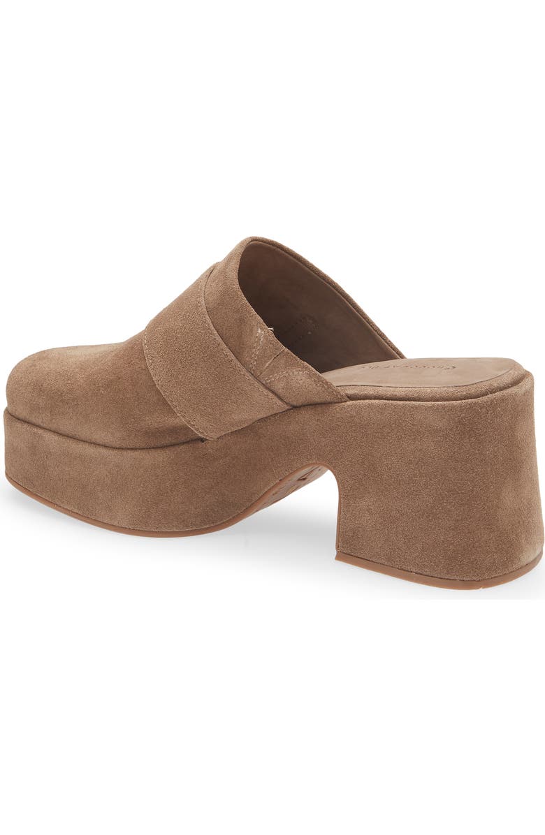Chocolat Blu Haze Platform Mule, Alternate, color, Toffee Suede