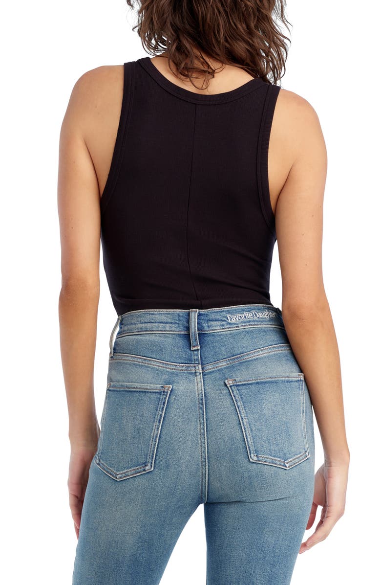 Favorite Daughter The Favorite Rib Tank, Alternate, color, Black