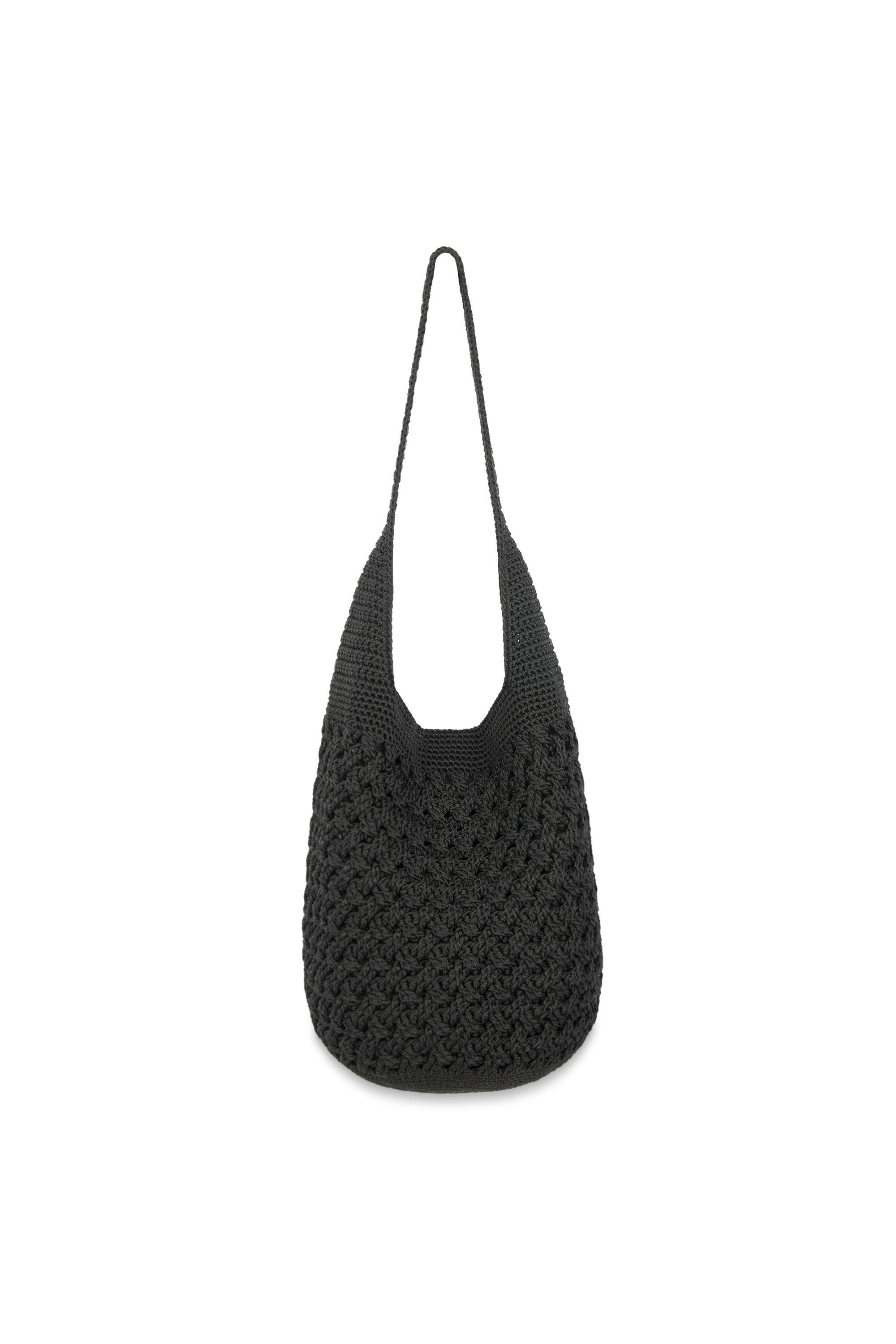 The Sak 120 Hobo Bag, Alternate, color, Black Cozy Crochet