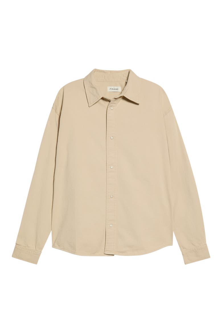 Classic Cotton Button-Up Shirt, Alternate, color, AU NATURAL