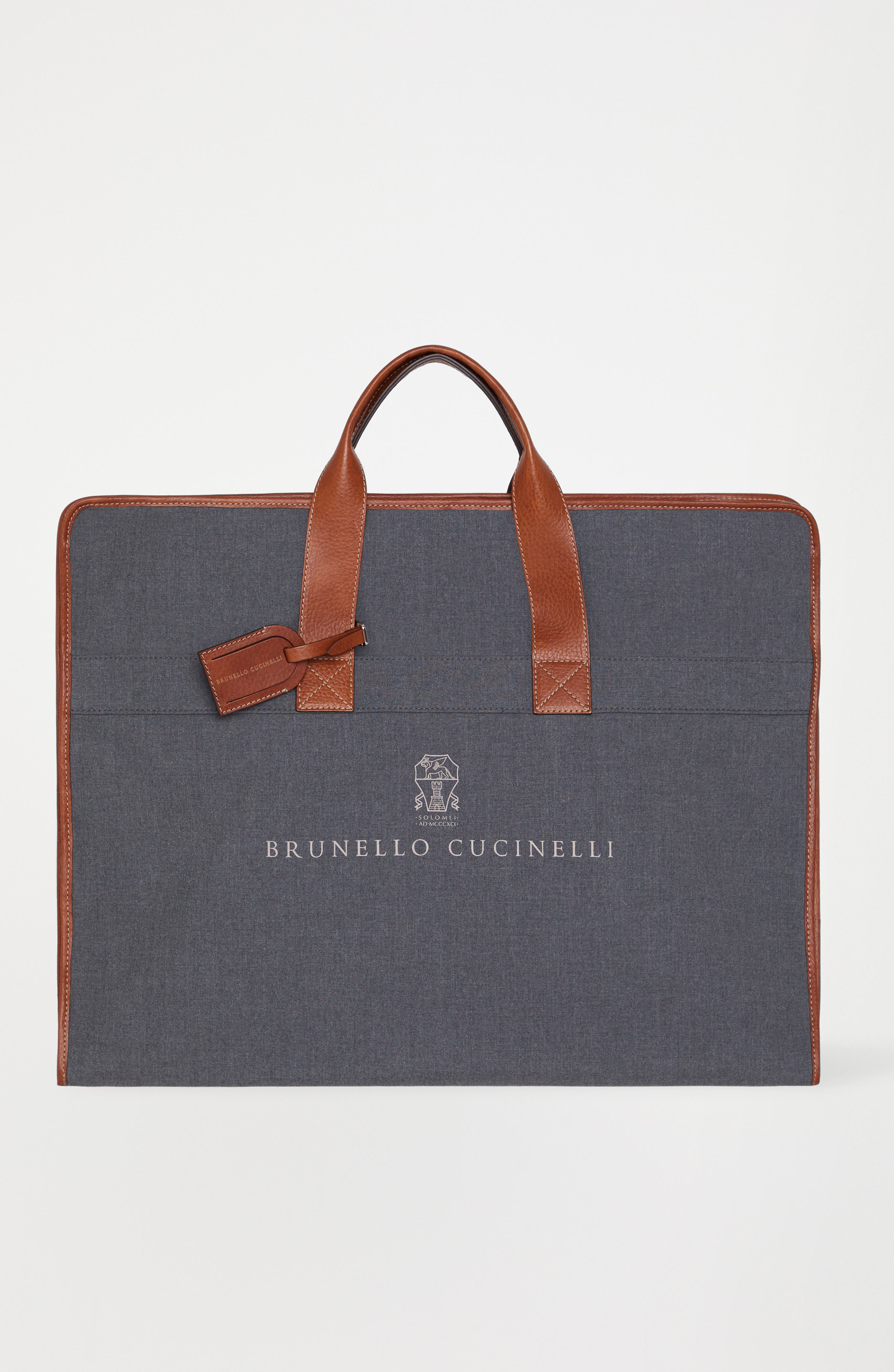 Brunello Cucinelli Garment bag, Alternate, color, Dark Grey