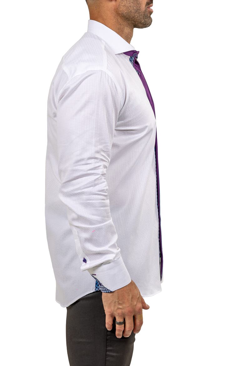 Eins Marthy Contemporary Fit Cotton Button-Up Shirt, Alternate, color, WHITE
