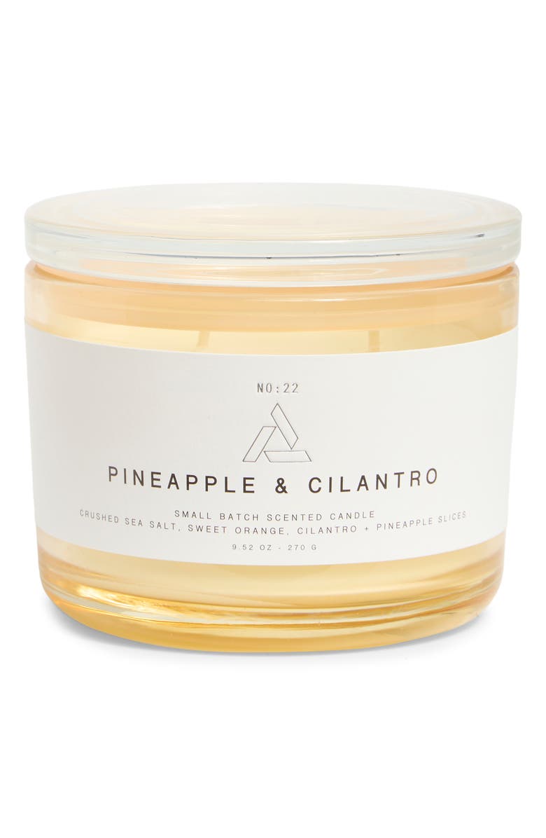 PORTOFINO CANDLES Pineapple & Cilantro Artisan Candle, Main, color, Pineapple Cilantro