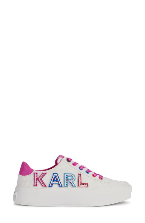 KARL LAGERFELD KARL LAGERFELD GIDA LOW TOP SNEAKER 