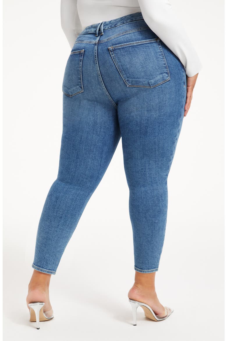 Good Waist Cropped Jeans, Alternate, color, INDIGO201