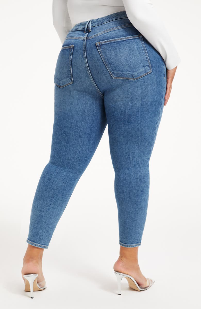 Good American Good Waist Cropped Jeans, Alternate, color, 