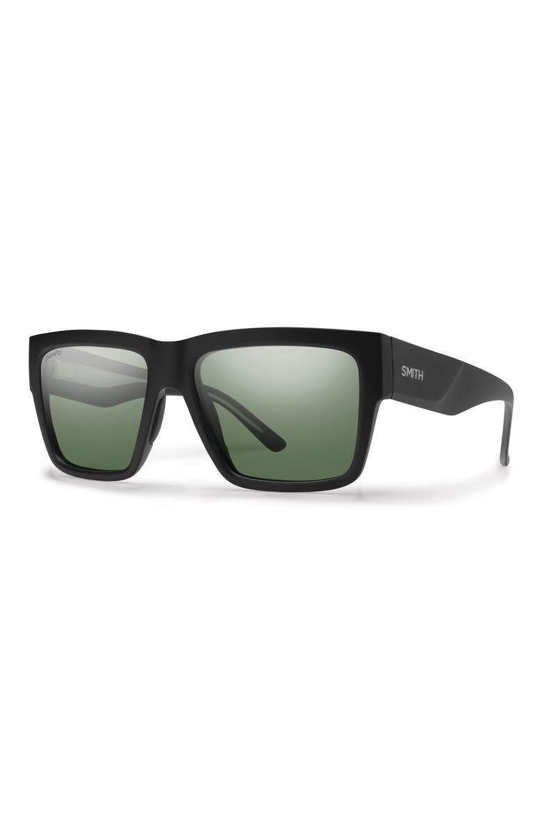 Lineup 58mm ChromaPop™ Sunglasses, Alternate, color, MATTE BLACK / GRAY GREEN