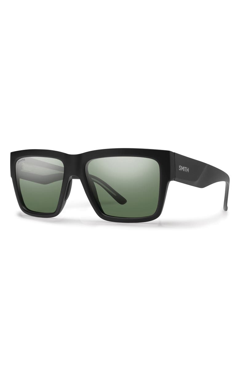 Smith Lineup 58mm ChromaPop<sup>™</sup> Sunglasses, Alternate, color, Matte Black / Gray Green