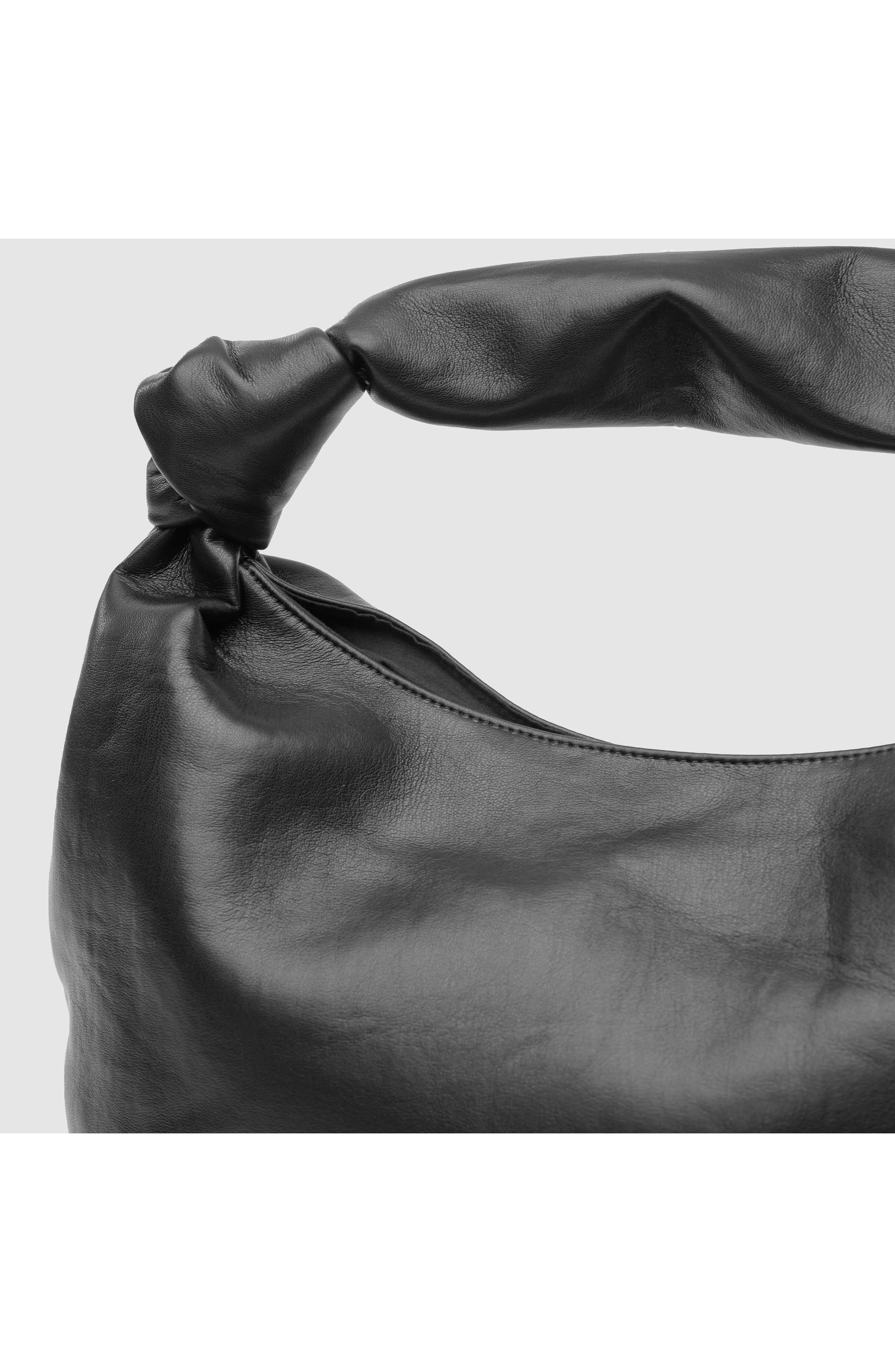 Urban Originals Knot Top Shoulder Bag, Alternate, color, Black