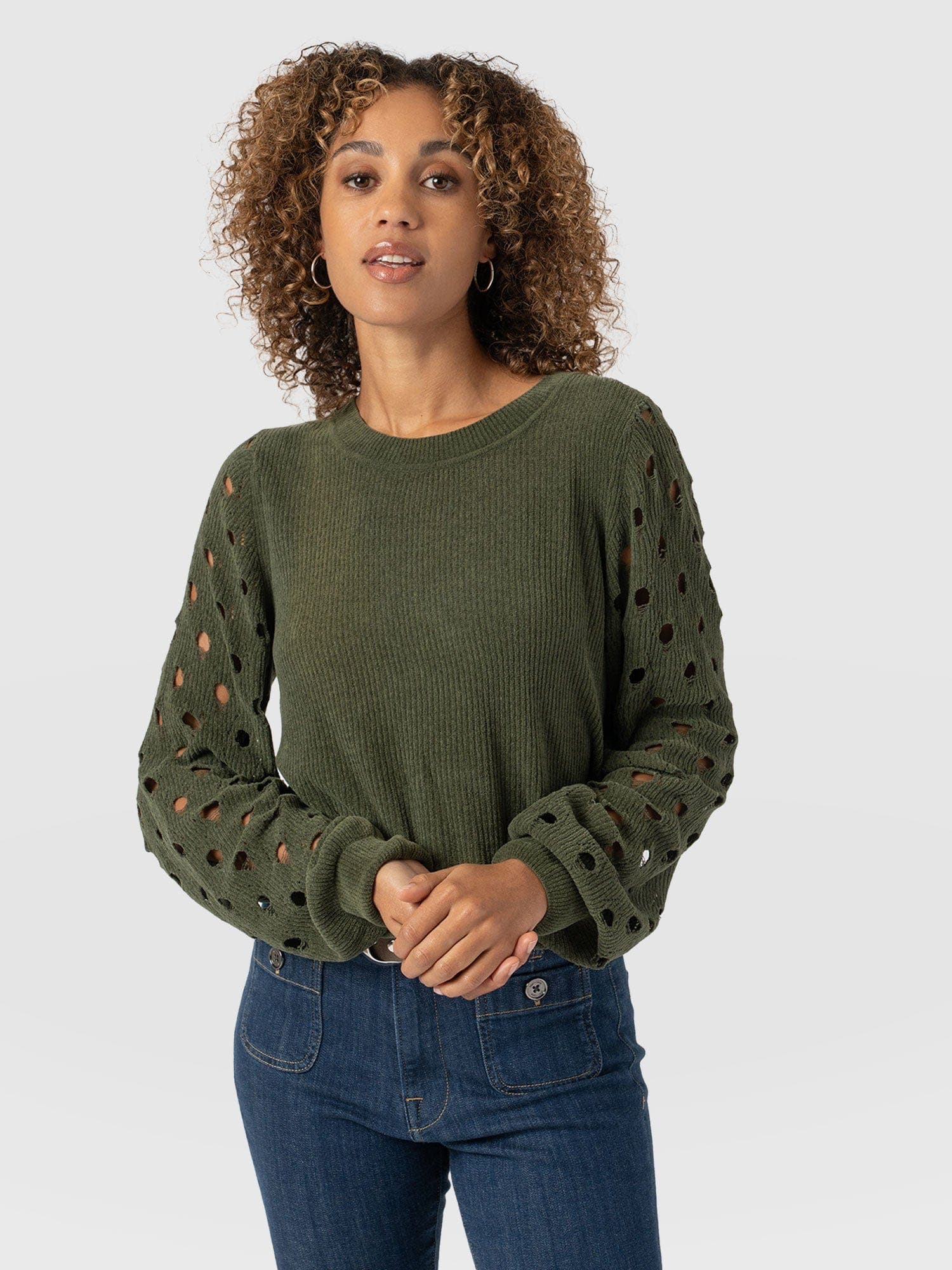 Suki Lace Hole Knit - image 2