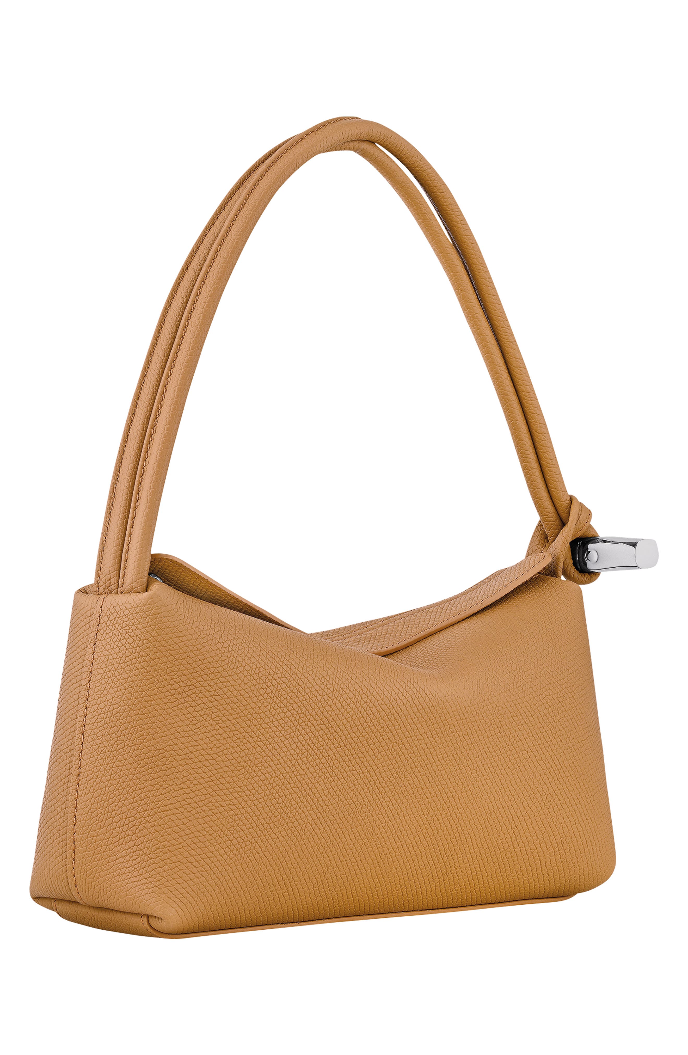 Le Roseau East/West Leather Shoulder Bag, Alternate, color, WALNUT