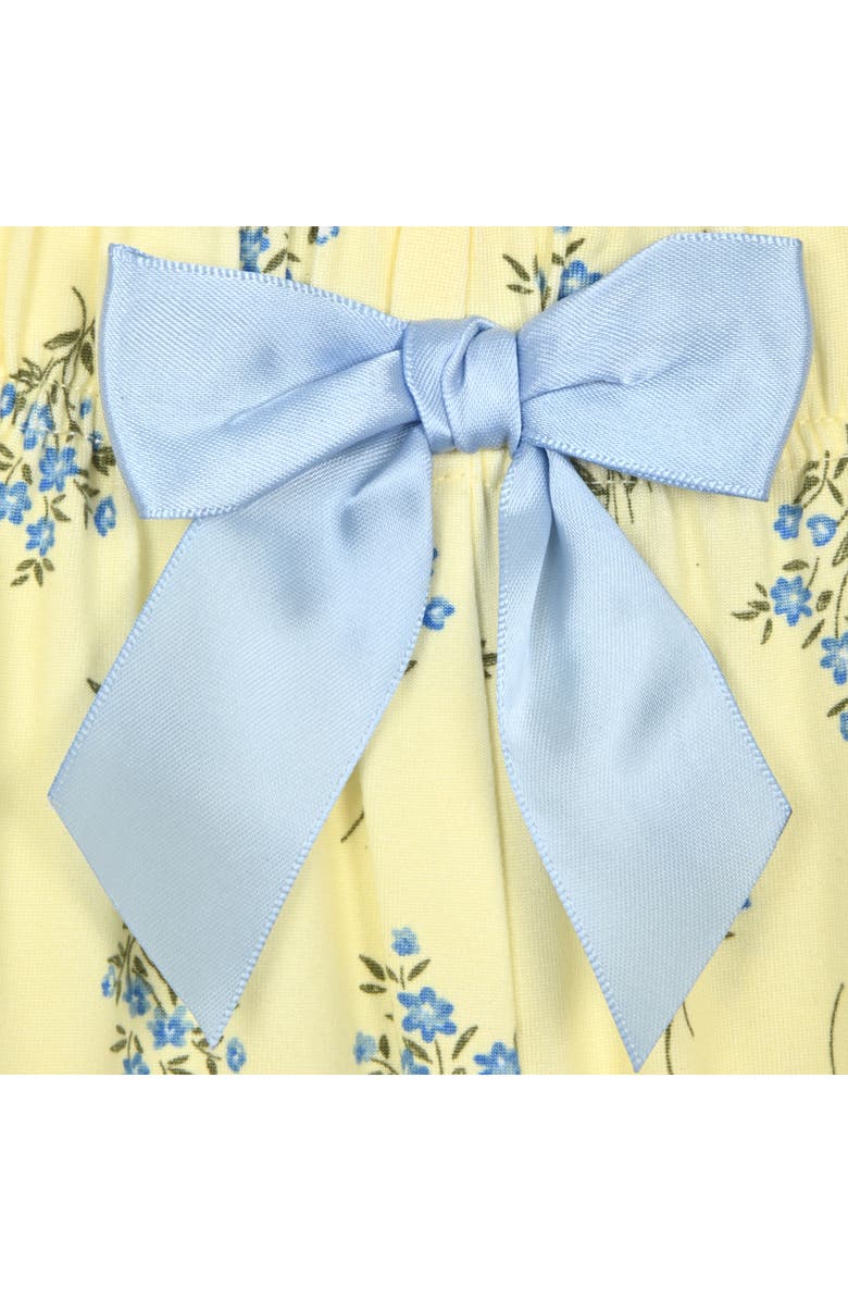 SLEEP ON IT Kids' Two-Piece Short Pajamas & Headband Set, Alternate, color, Yellow