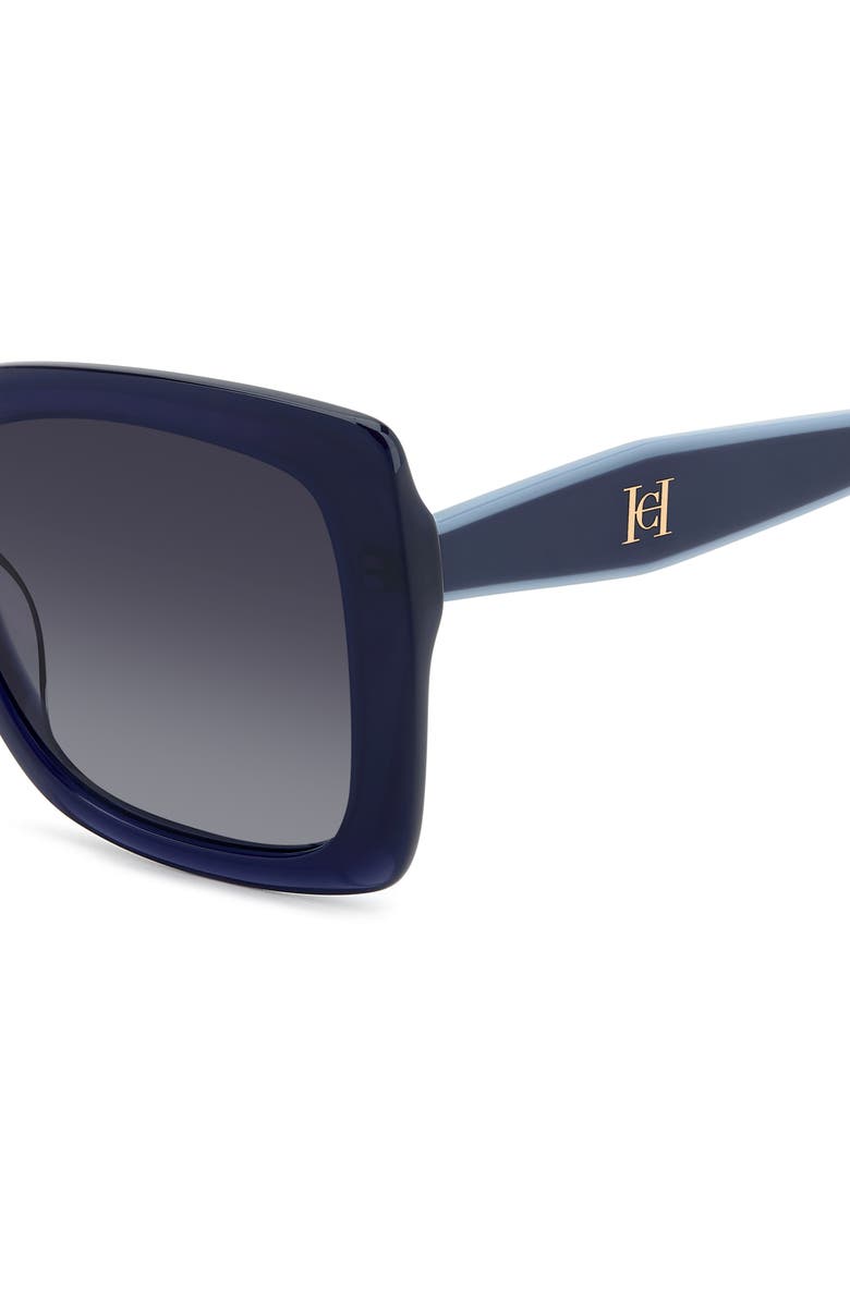 Carolina Herrera HER 0258/G/S 54mm Square Sunglasses, Alternate, color, Blue