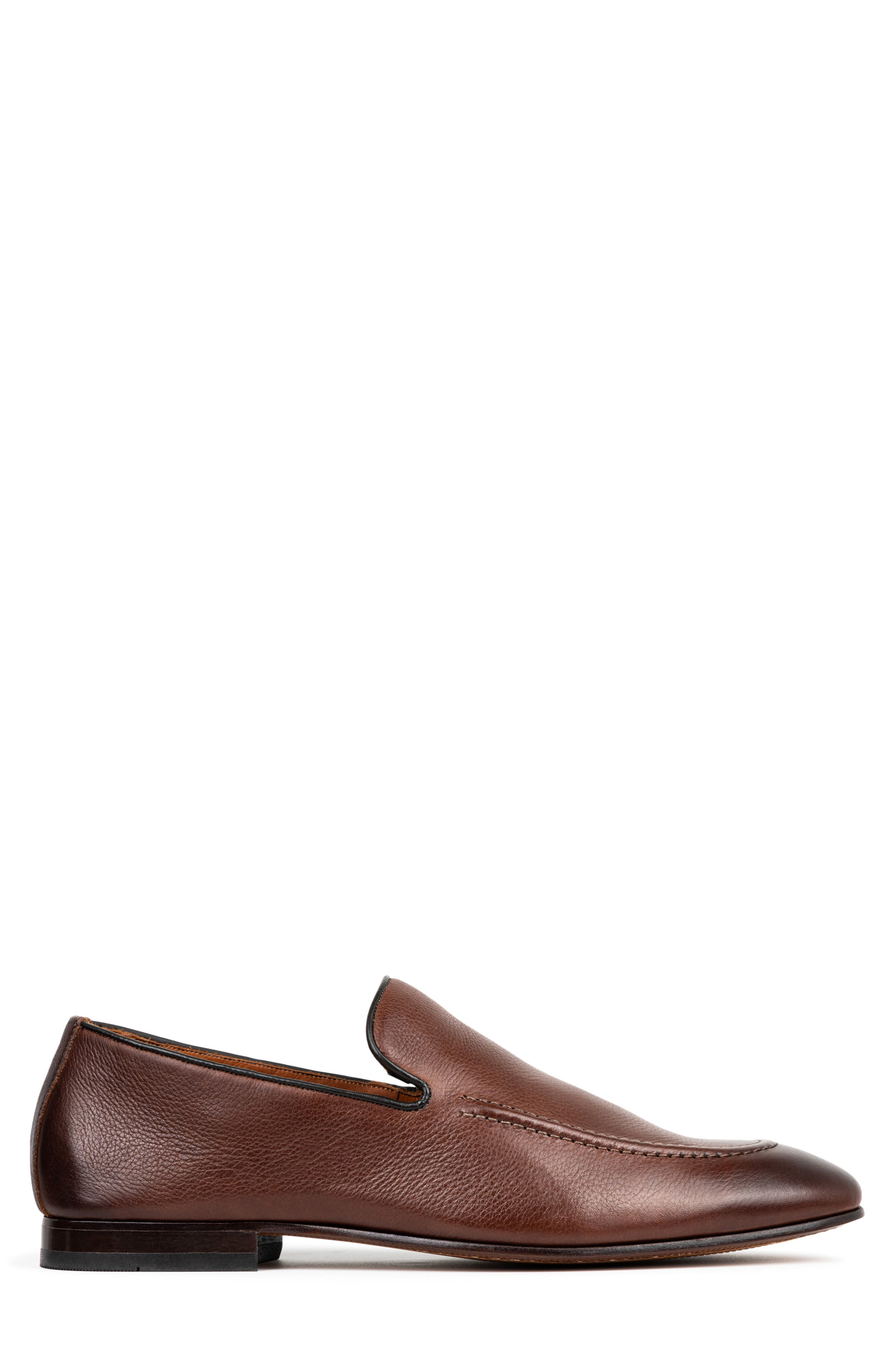 Tristan Slip-On Loafer, Alternate, color, SADDLE