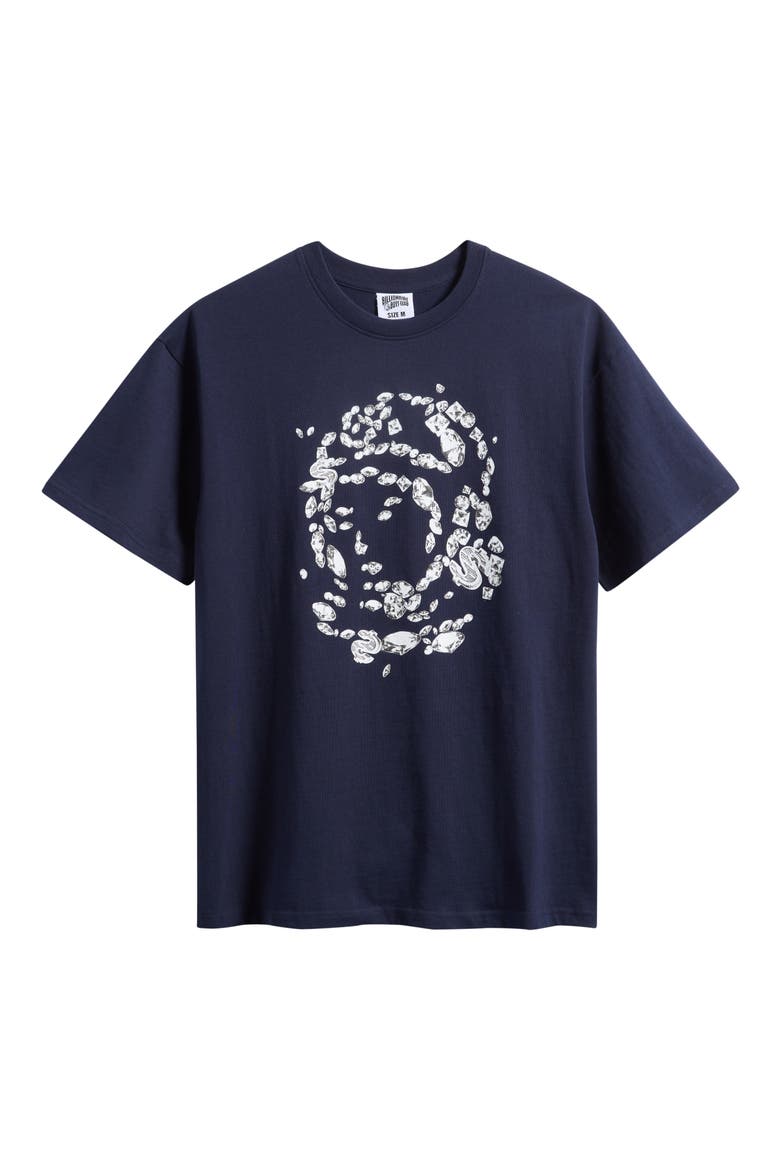 Gems Cotton Graphic T-Shirt, Alternate, color, NAVY BLAZER